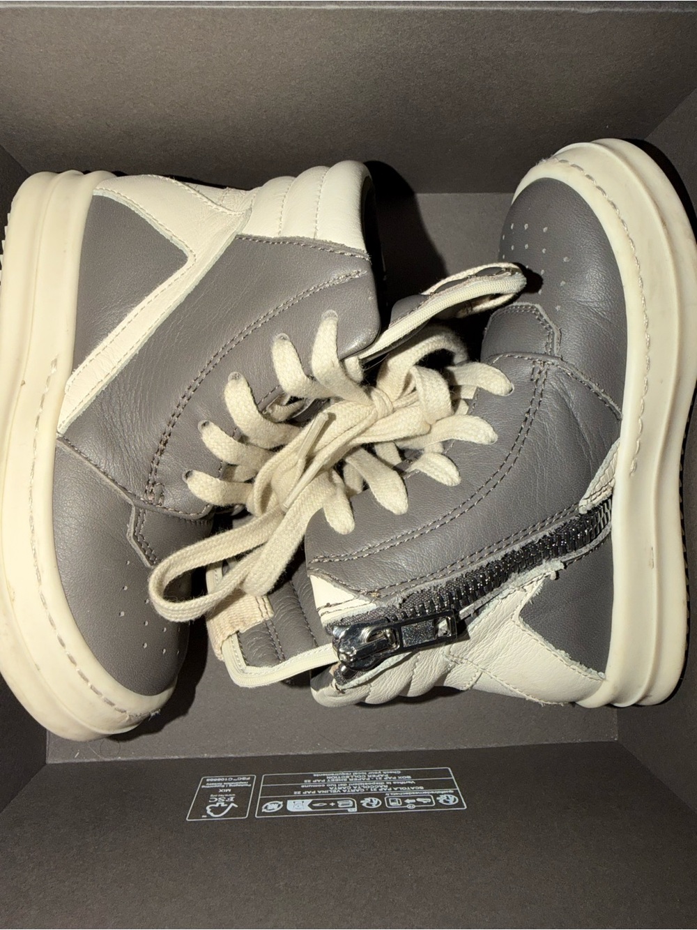 Rick Owen’s kids sneakers size 23